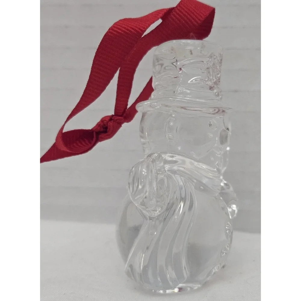 Christmas Endearments SNOWMAN Marquis by Waterford Crystal 1st in Series No Box